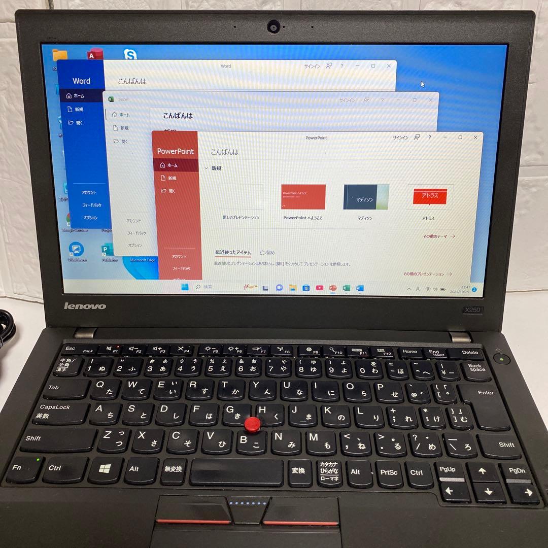 Windows11 オフィス2024年Corei5 メモリ8GB SSD レノボ