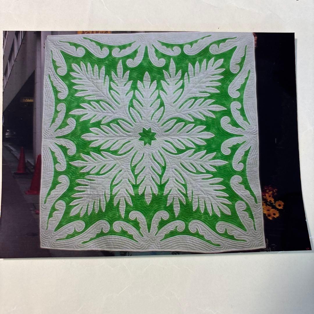 キャシーマム　ハワイアンキルト キット　クプクプ　タペストリー　キャシー中島