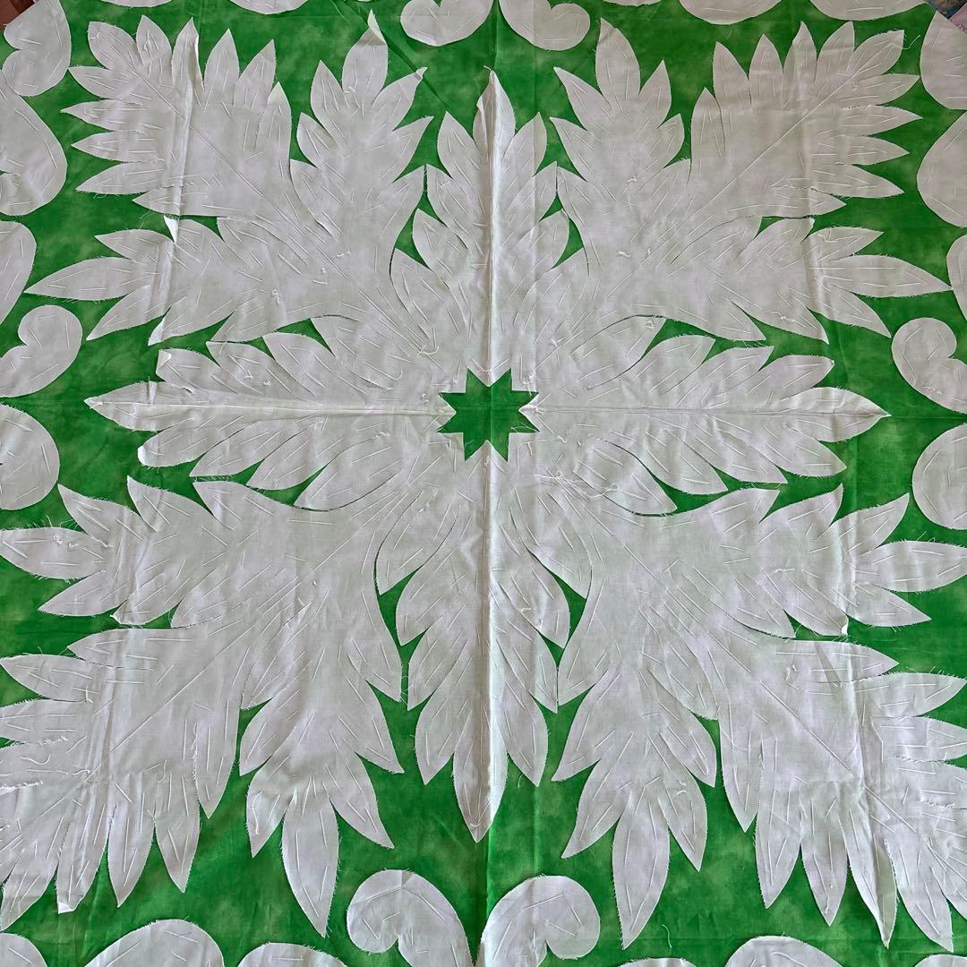 キャシーマム　ハワイアンキルト キット　クプクプ　タペストリー　キャシー中島