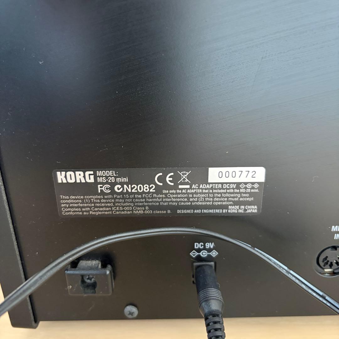 KORG MS-20 mini アナログシンセサイザー【動作確認済み】