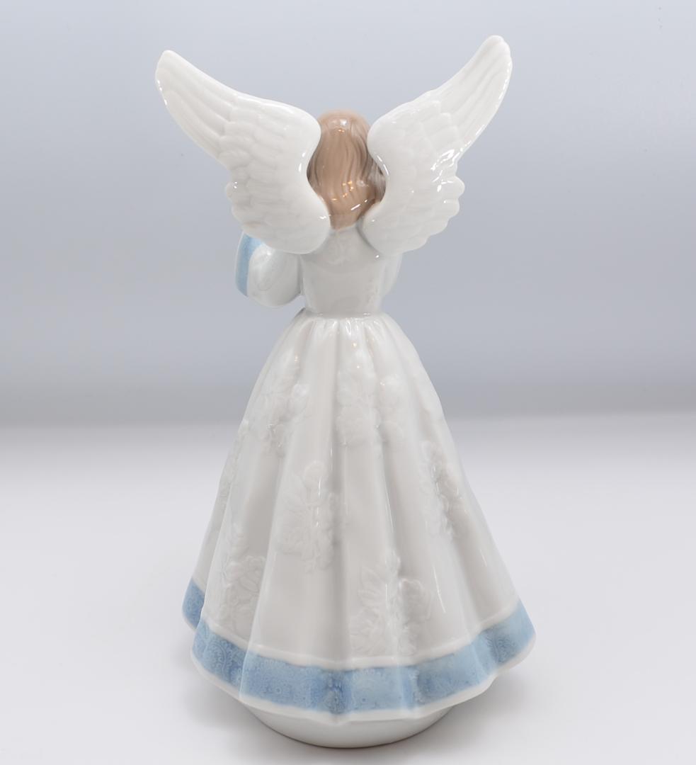 ハープを持つ天使　＃5830　★リヤドロ　スペイン　ポーセリン　光沢仕上げ　絶版