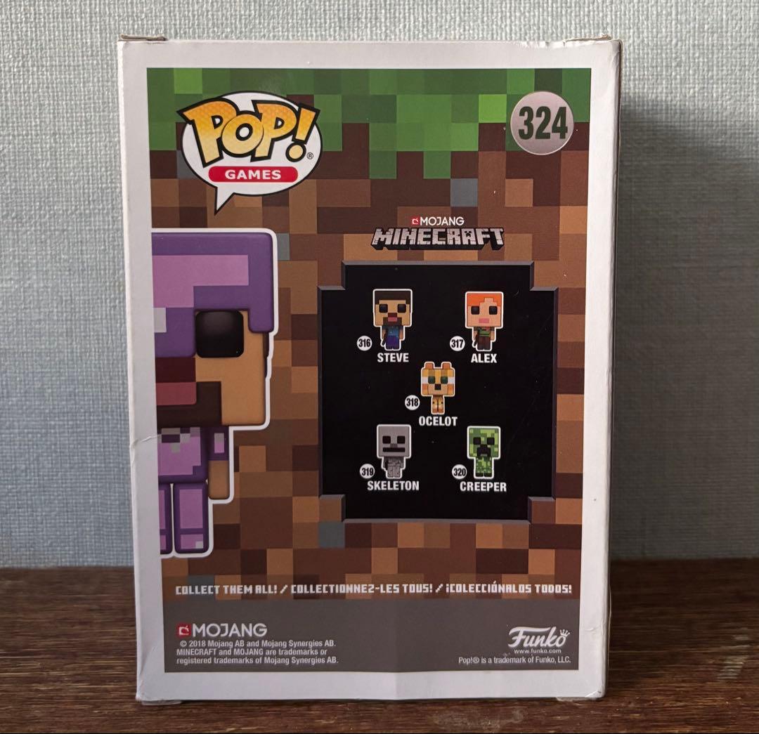 ゲームキャラクター Funko Minecraft Steve in Enchanted Armo
