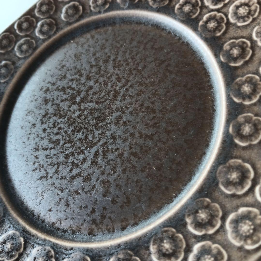 クイストゴー　アズール　オクタゴン　ブラウン　アンバー　ケーキプレート