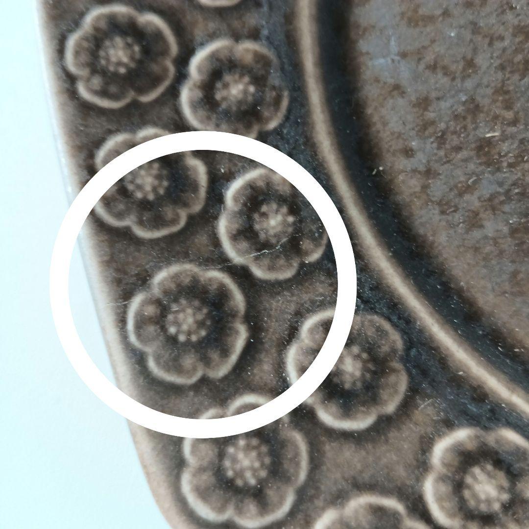 クイストゴー　アズール　オクタゴン　ブラウン　アンバー　ケーキプレート