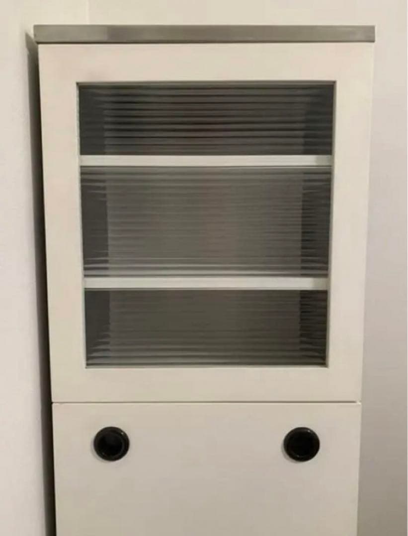 【送料込み】unico 食器棚 LIETO キッチン収納 ホワイト 白 レトロ風