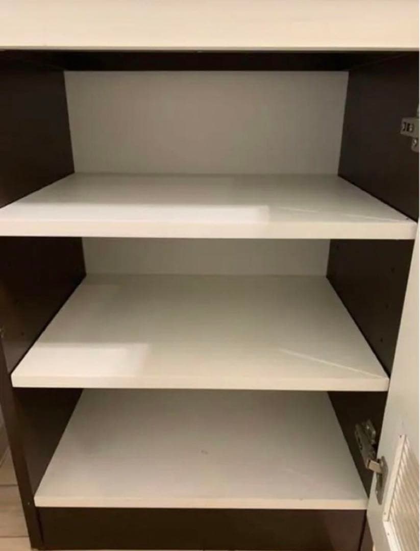 【送料込み】unico 食器棚 LIETO キッチン収納 ホワイト 白 レトロ風