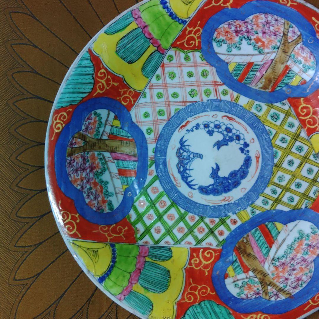 十錦色絵 大皿　37㎝