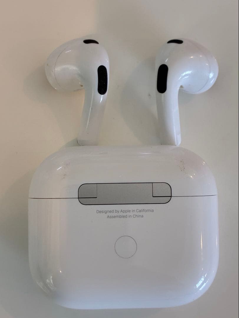 AirPods(第3世代)本体 ホワイト レザーケースおまけ付き