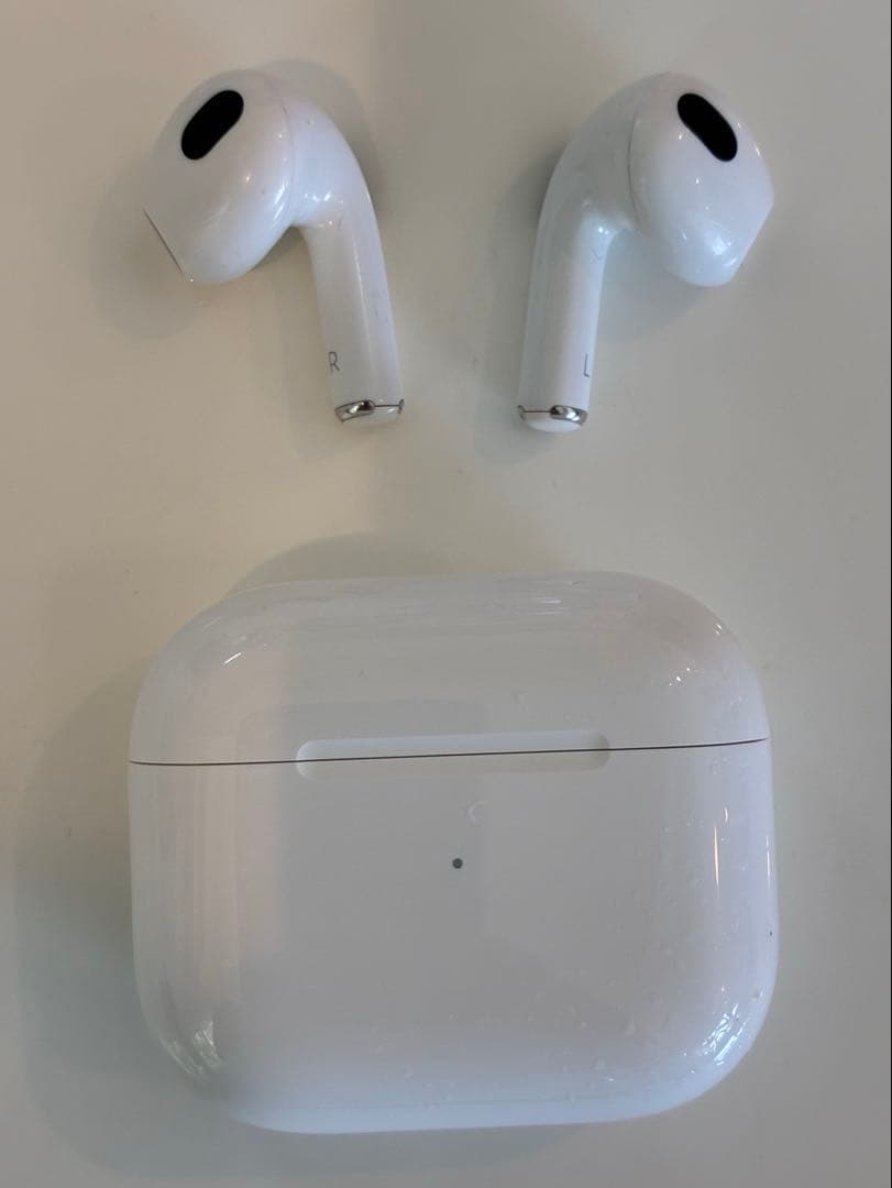 AirPods(第3世代)本体 ホワイト レザーケースおまけ付き