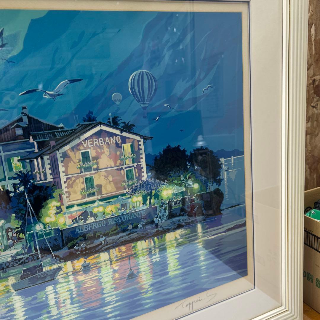 5638 AP9/30 笹倉鉄平 オリジナル シルクスクリーン ラゴ マジョーレ