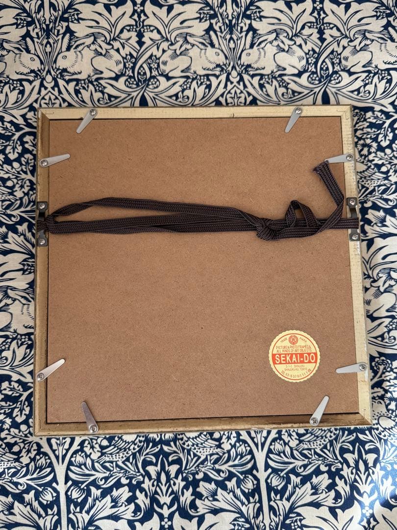 坂本千明さん　「ねこのねえ」額装　紙版画　原画