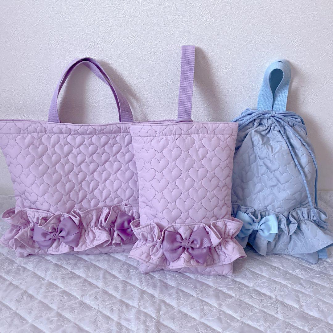 デク★オークションにはまっています♪様リクエスト❤︎レッスンバッグ.上靴袋