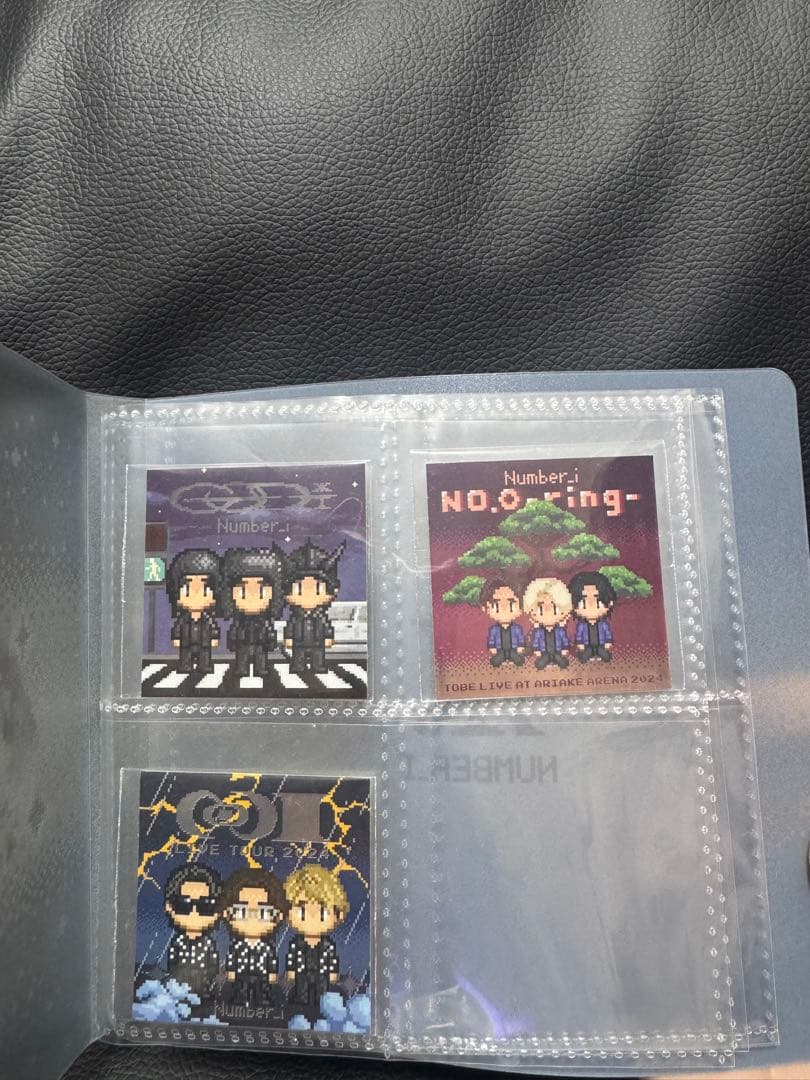 Number_i シールホルダー、シール3枚