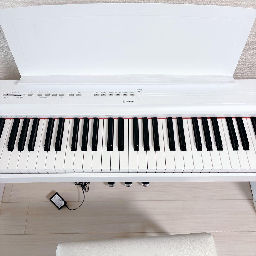 YAMAHA 電子ピアノ P-125 （125H ）ホワイト ヤマハ 88鍵
