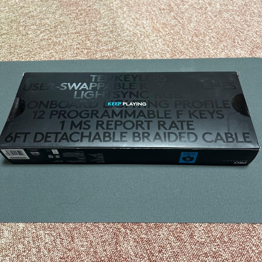 Logicool G PRO X メカニカルゲーミングキーボード（青軸）