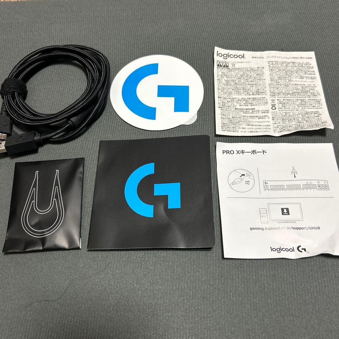 Logicool G PRO X メカニカルゲーミングキーボード（青軸）