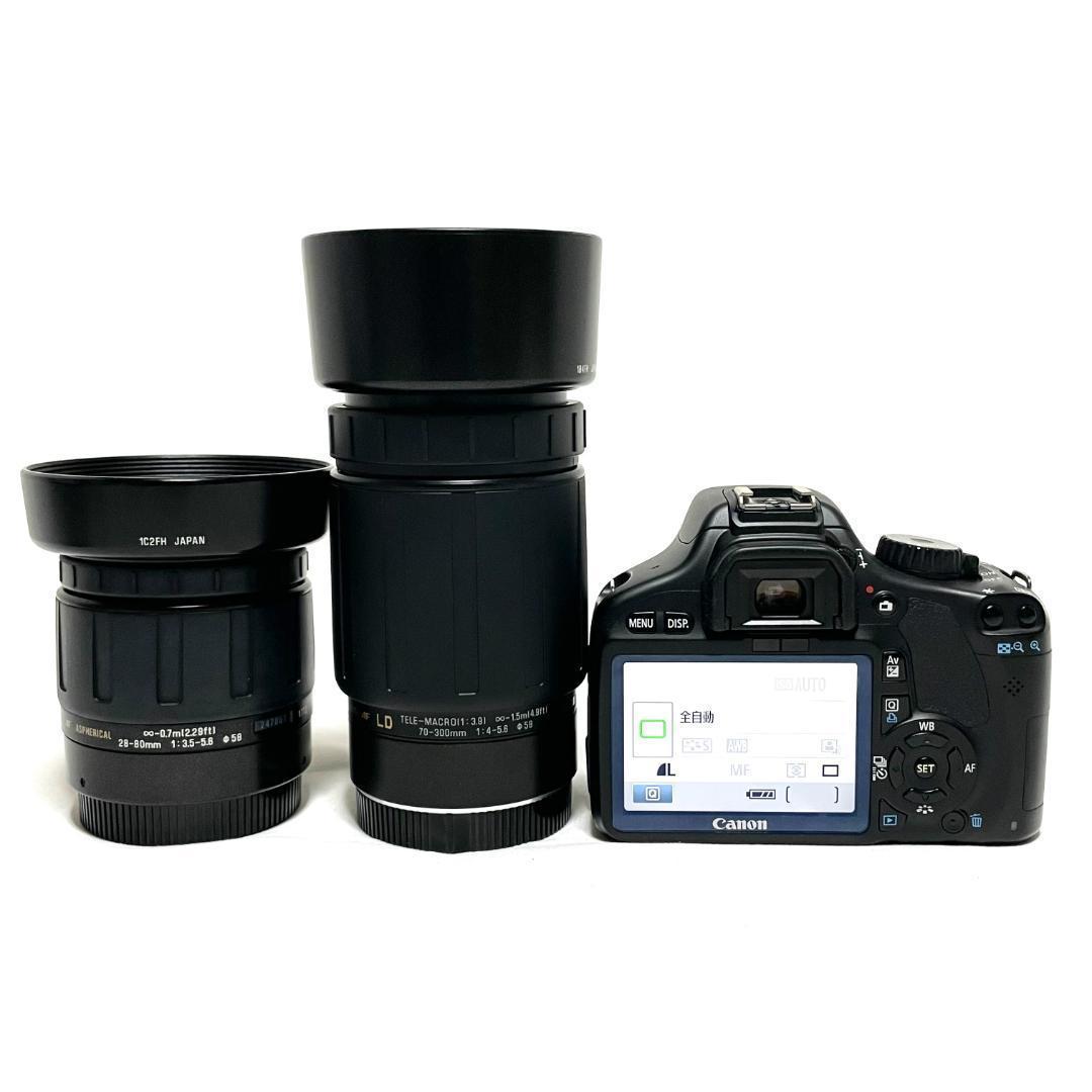 春のイベントに最適✨ Canon EOS Kiss X4 Wズームレンズセット