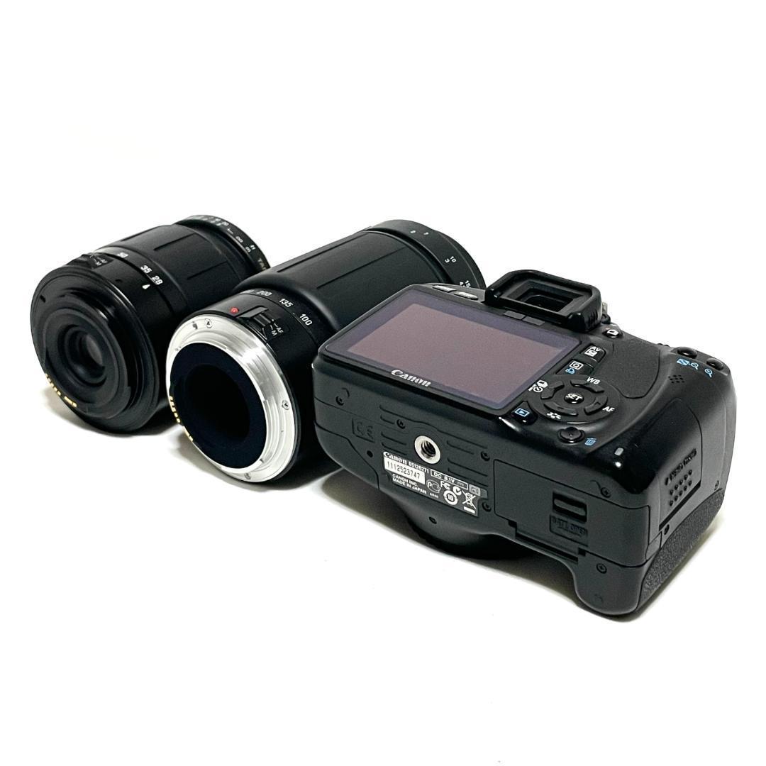 春のイベントに最適✨ Canon EOS Kiss X4 Wズームレンズセット