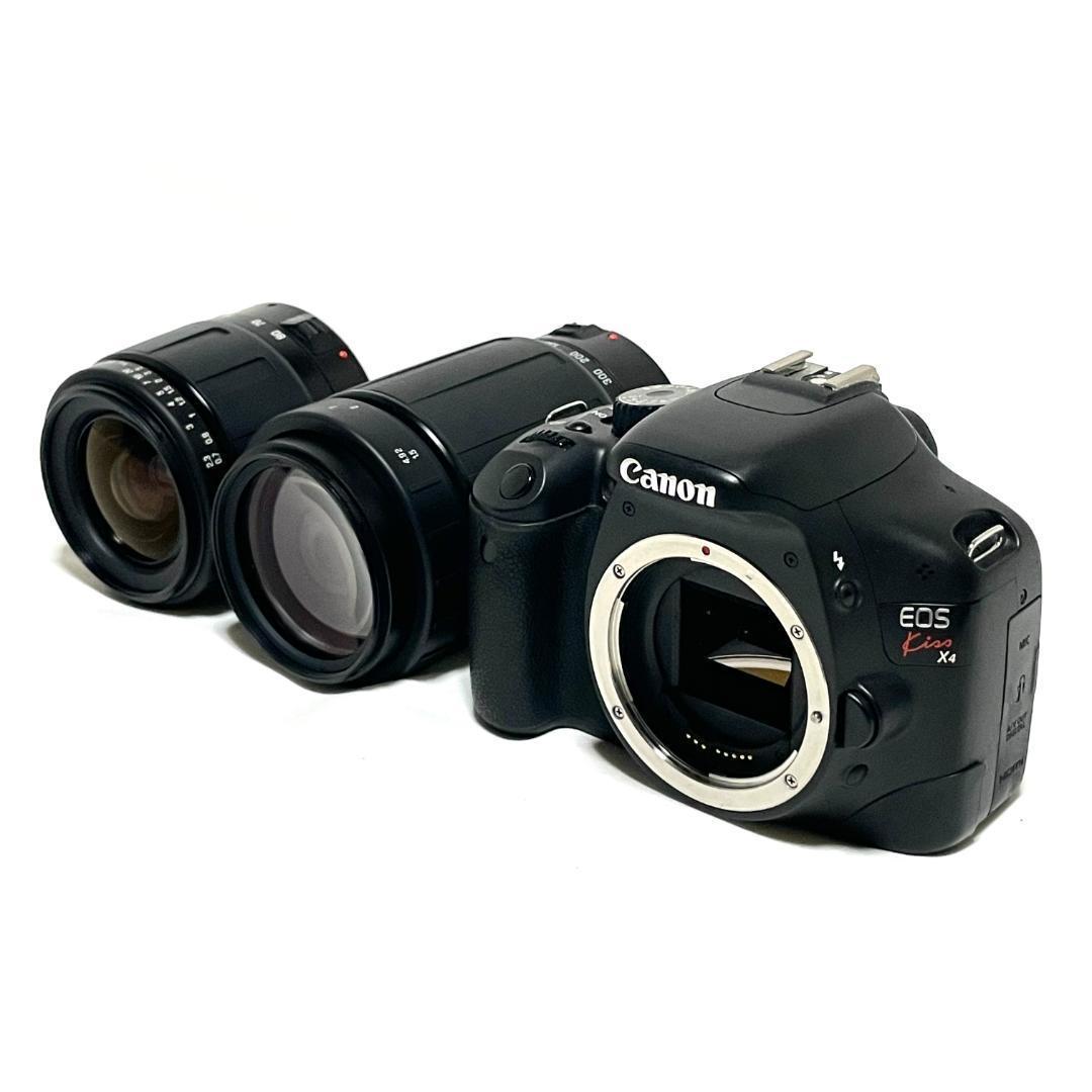 春のイベントに最適✨ Canon EOS Kiss X4 Wズームレンズセット