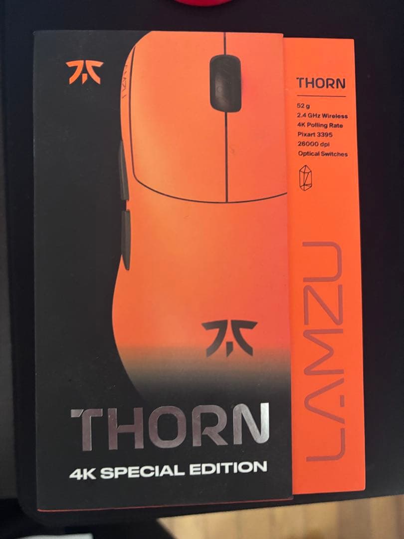 マウス・トラックボール Lamzu Thorn 4k fnatic Edition
