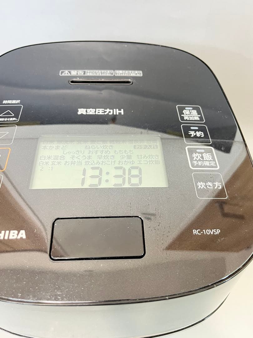 TOSHIBA 東芝　炊飯器　rc-10vsp 中古
