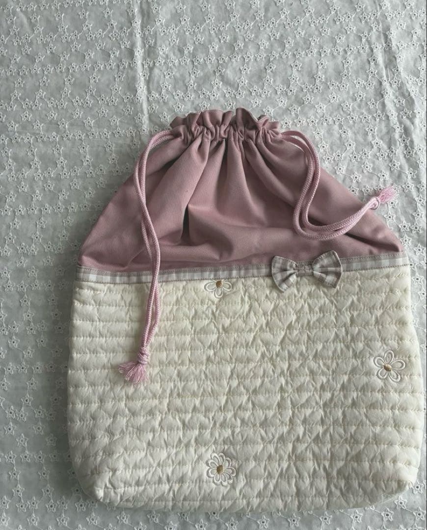 入園入学　ヌビキルト　レッスンバック・シューズ袋・体操服入れ　3点セット