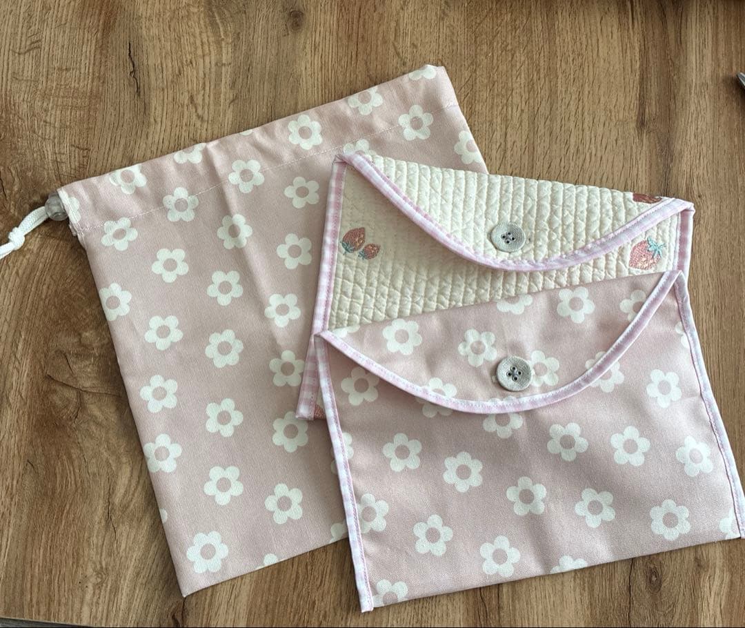 入園入学　ヌビキルト　レッスンバック・シューズ袋・体操服入れ　3点セット