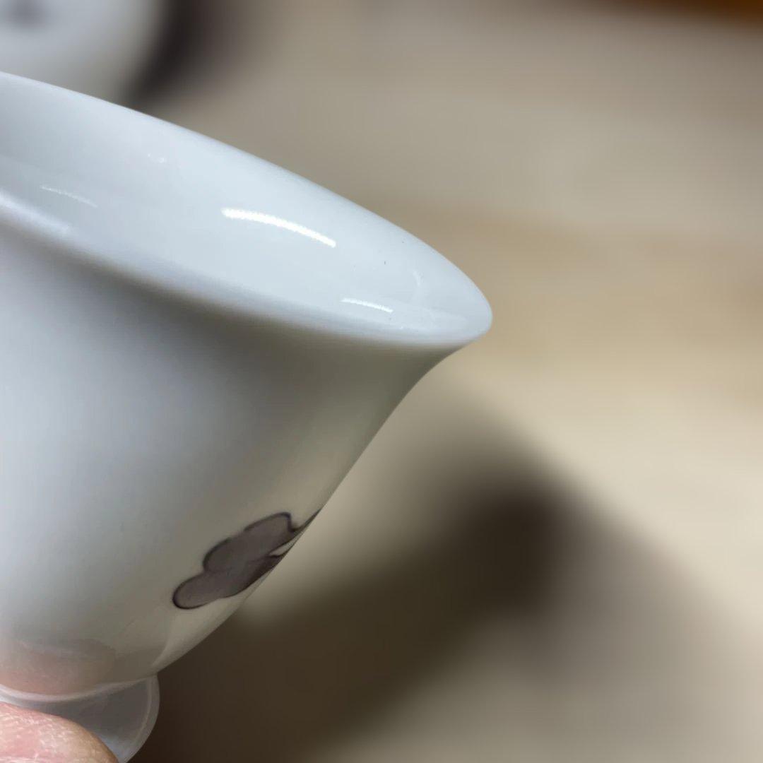 中村元風　今九谷鹿文酒器揃　共箱