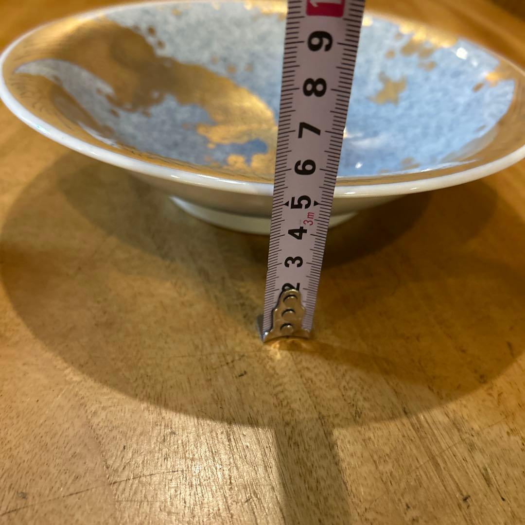 九谷　萌苑　【人間国宝】吉田美統作　金襴手汐騒鉢　一つ　(全二枚)