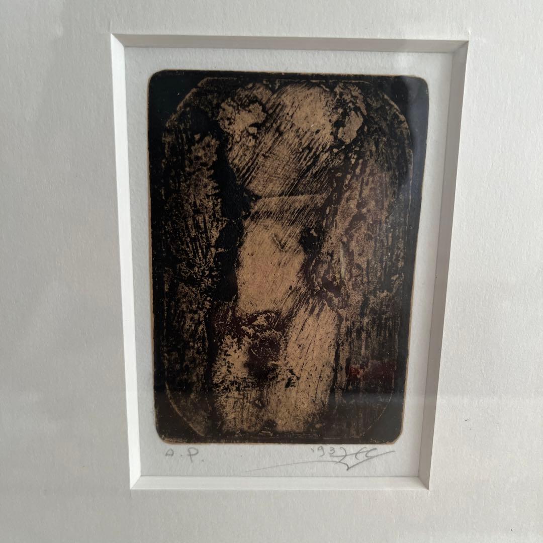 新品 作家 横地洋司 D.P. 「トルソ」1993年 画廊 現代画家 愛知