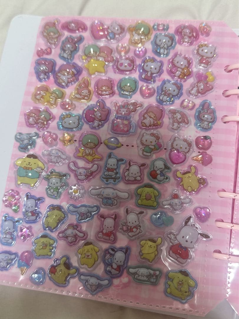 正規品　サンリオ　ボンボンドロップシール　シール帳