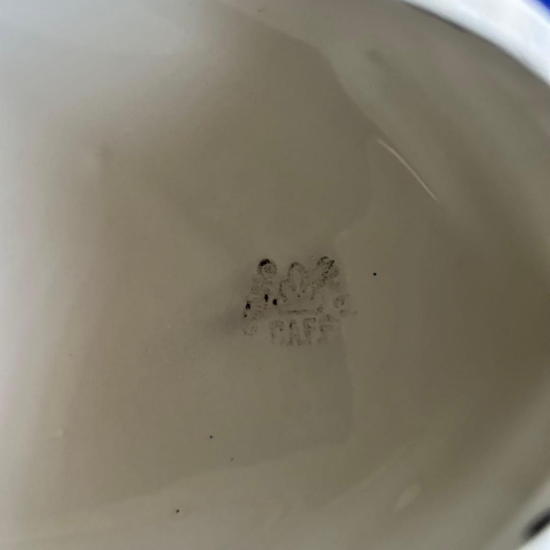 アンティーク　Gubbio グッビオ　イタリア製陶器　カモ　セット　置物