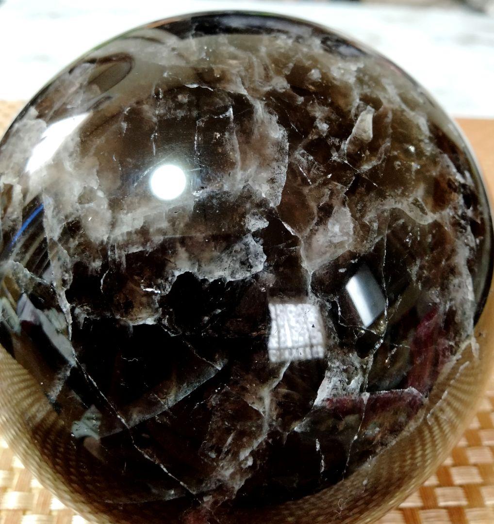 【天然】★巨大★★厄除け・魔除け★102mm 1,6kgモリオン スフィア 丸玉