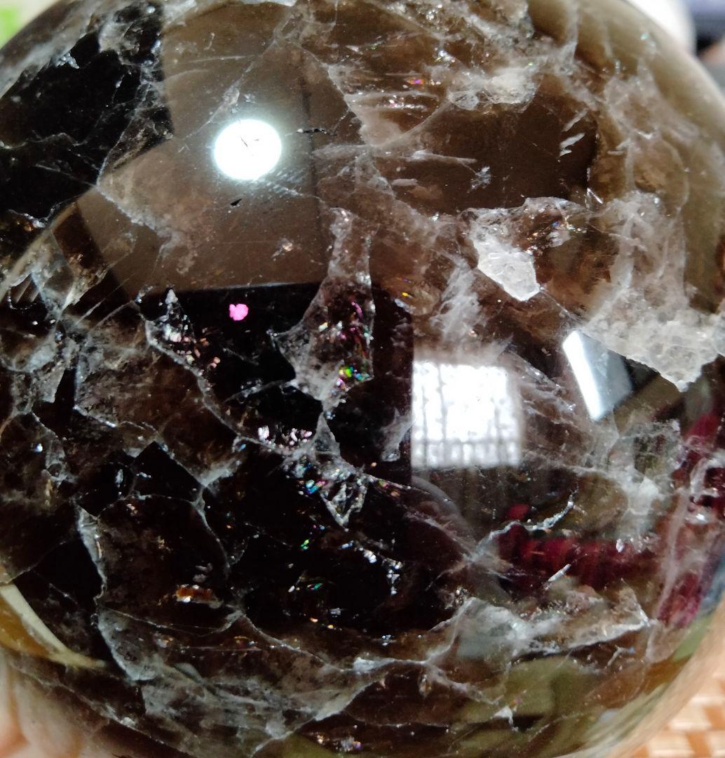 【天然】★巨大★★厄除け・魔除け★102mm 1,6kgモリオン スフィア 丸玉