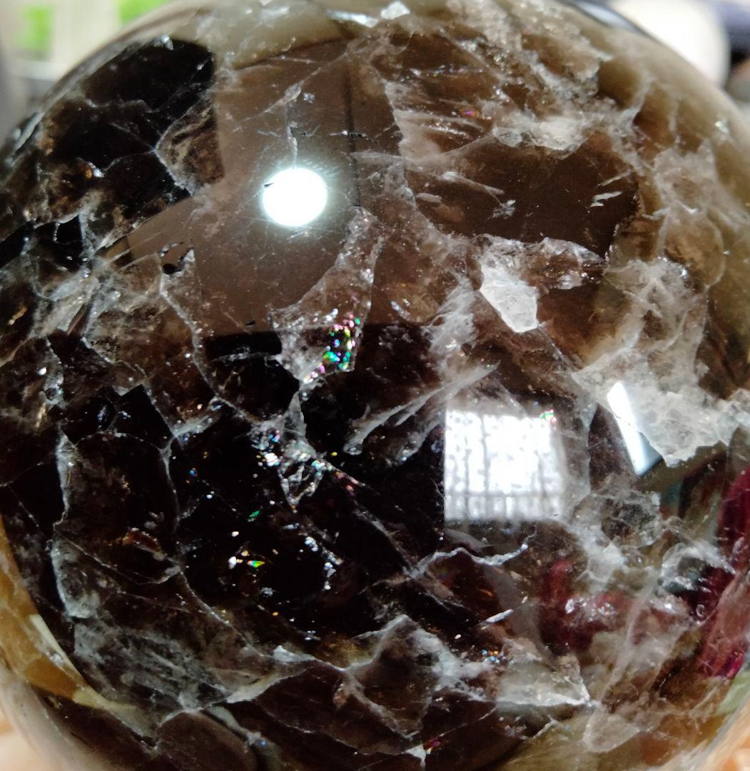 【天然】★巨大★★厄除け・魔除け★102mm 1,6kgモリオン スフィア 丸玉