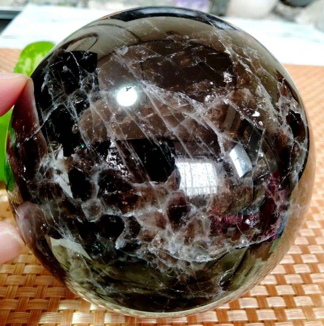 【天然】★巨大★★厄除け・魔除け★102mm 1,6kgモリオン スフィア 丸玉