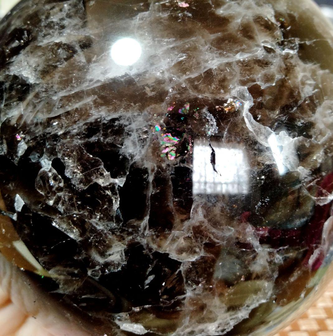 【天然】★巨大★★厄除け・魔除け★102mm 1,6kgモリオン スフィア 丸玉