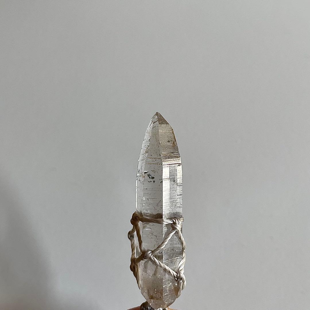 ヒマラヤ水晶 ガネッシュヒマール ＊ ハンドメイド マクラメネックレス 59