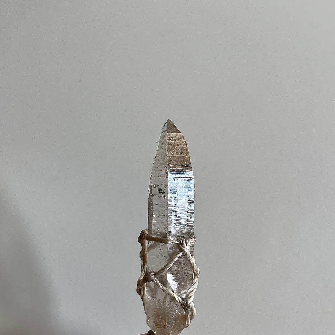 ヒマラヤ水晶 ガネッシュヒマール ＊ ハンドメイド マクラメネックレス 59