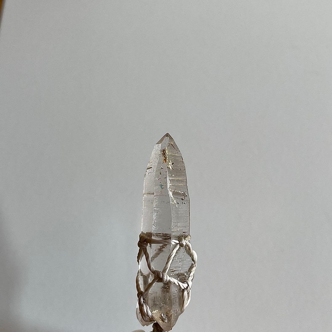 ヒマラヤ水晶 ガネッシュヒマール ＊ ハンドメイド マクラメネックレス 59