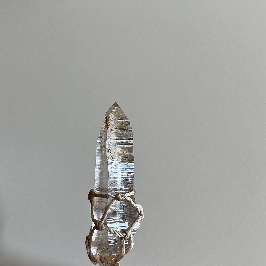 ヒマラヤ水晶 ガネッシュヒマール ＊ ハンドメイド マクラメネックレス 59