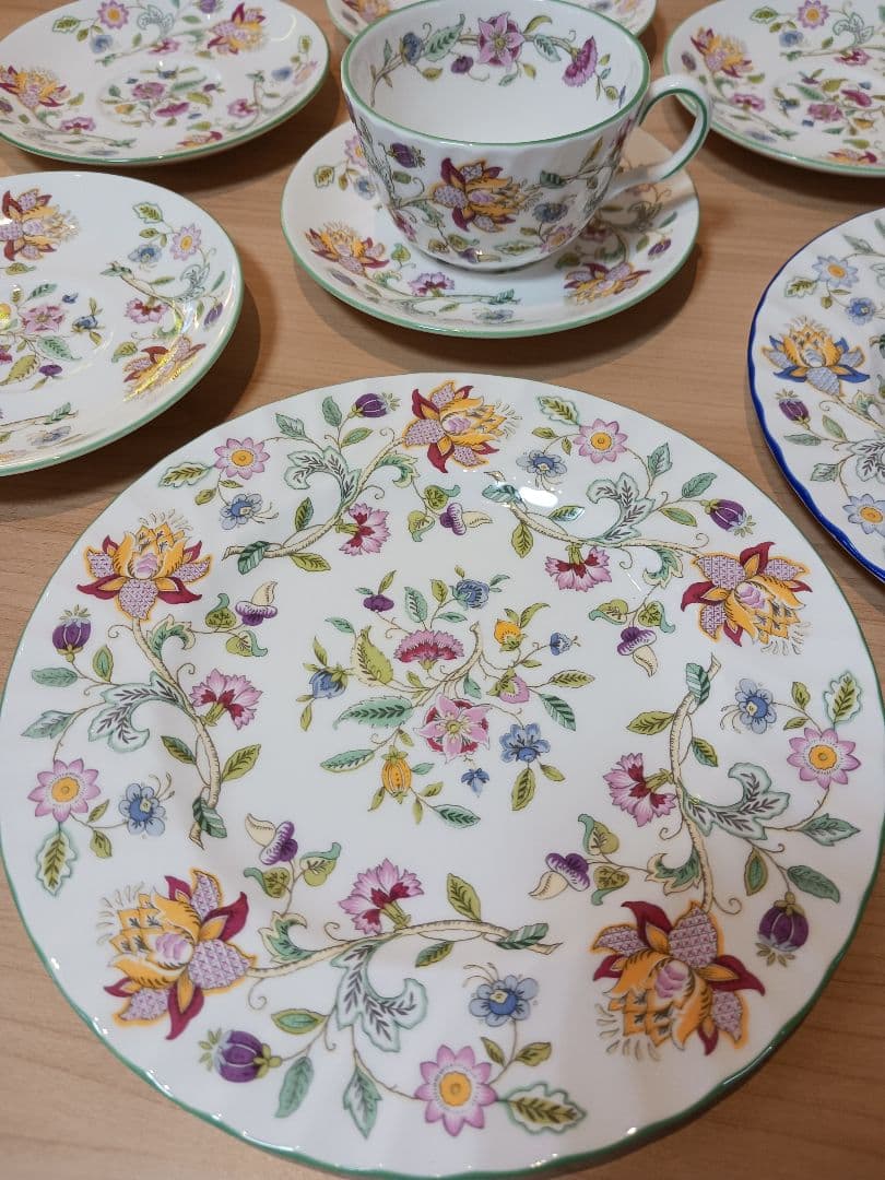 Minton　ミントン　花柄食器セット 8点 陶器製