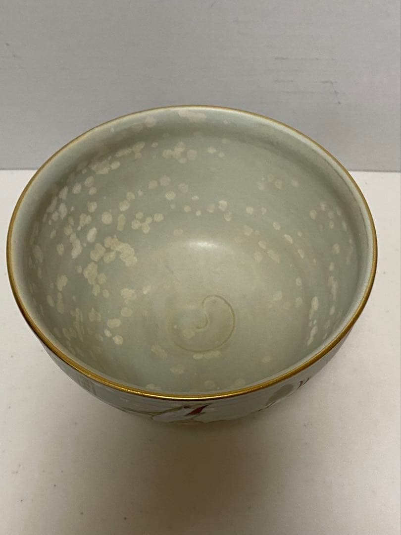 京焼清水焼茶碗兎と秋草茶碗 蔵出