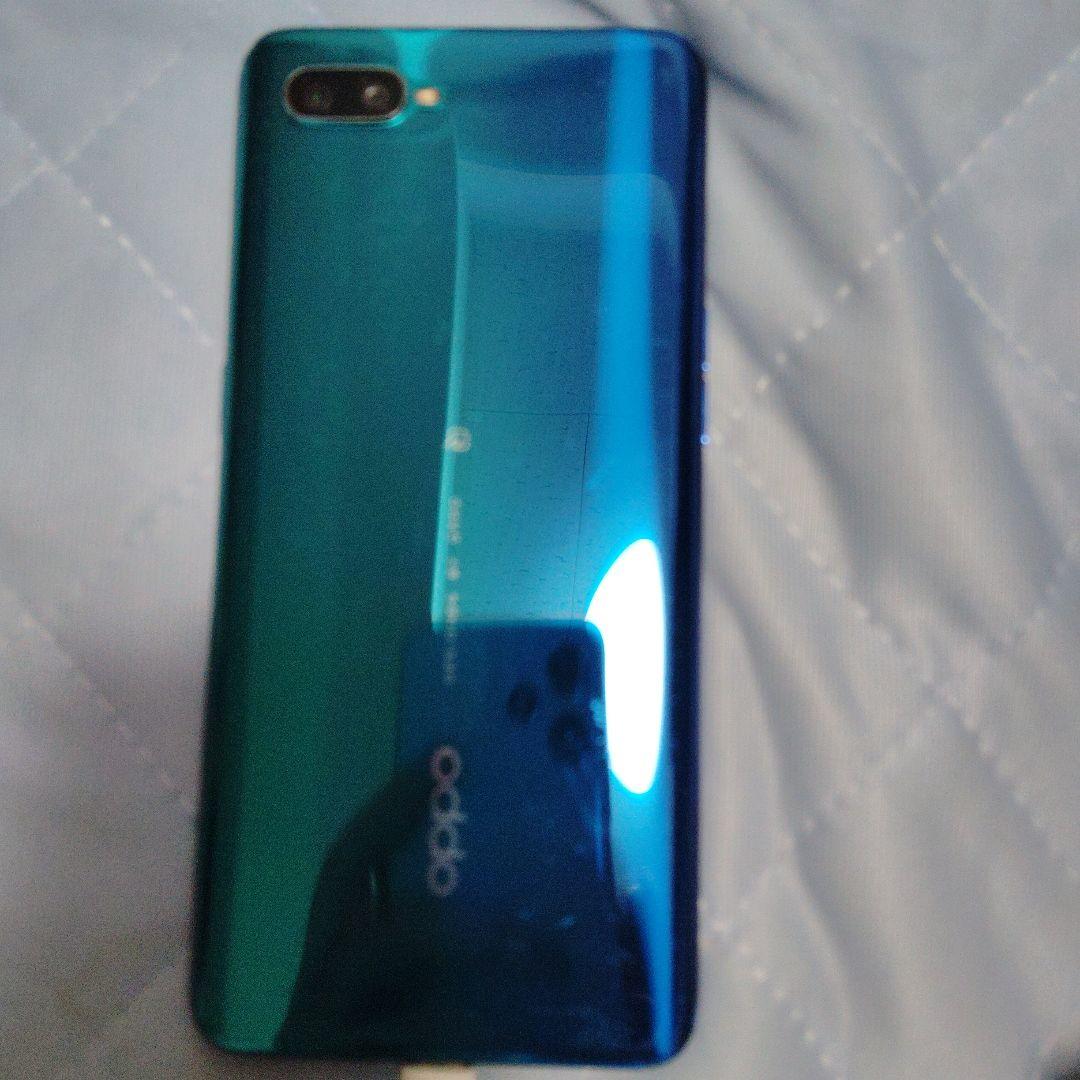 OPPO スマートフォン本体 グラデーションブルー SIMフリースマホ