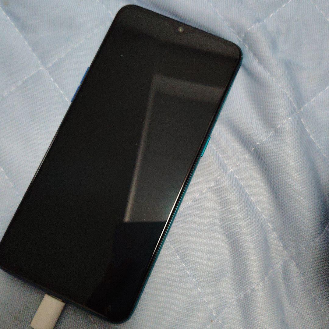 OPPO スマートフォン本体 グラデーションブルー SIMフリースマホ