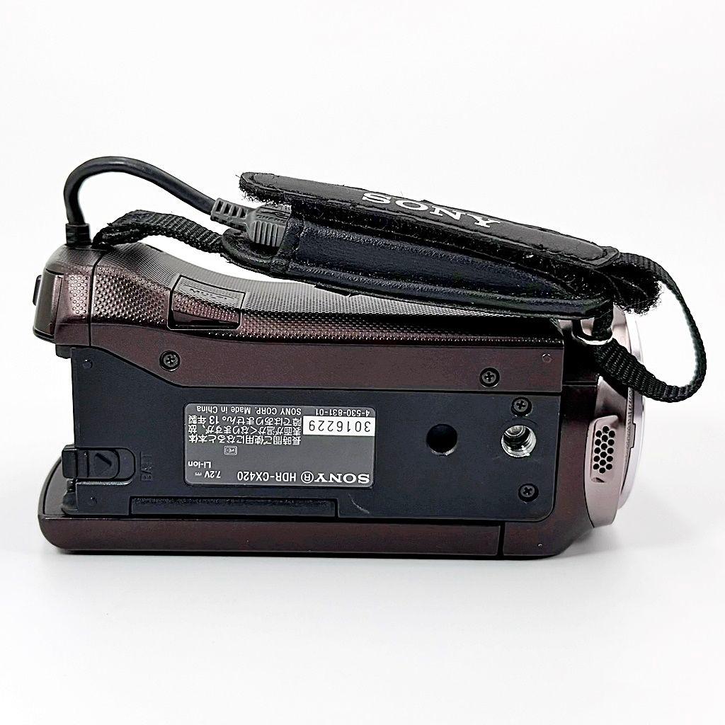 ソニー SONY HDR-CX420 ボルドーブラウン ビデオカメラレコーダー