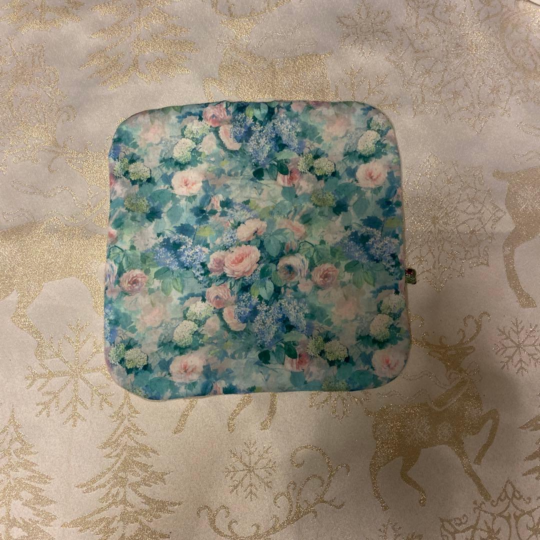 ハンドメイドハンカチ　ハムステッドサマー　グリーン系　グリーンタグ②