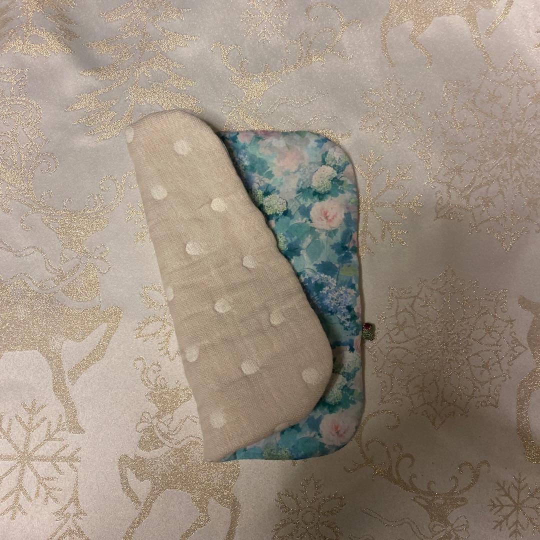 ハンドメイドハンカチ　ハムステッドサマー　グリーン系　グリーンタグ②