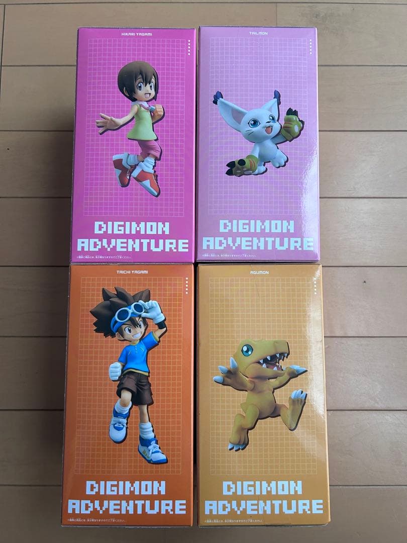 デジモン アドベンチャー フィギュア 太一 アグモン ヒカリ テイルモン DXF