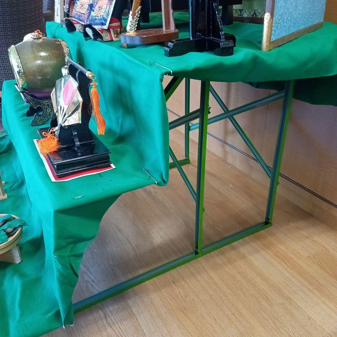 五月人形セット　御飾段付(スチール製